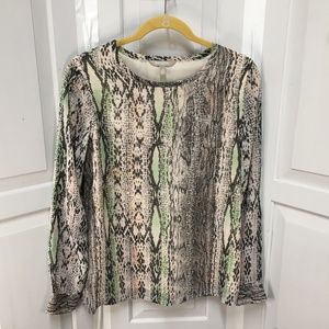 Banana Republic Snake Print Top